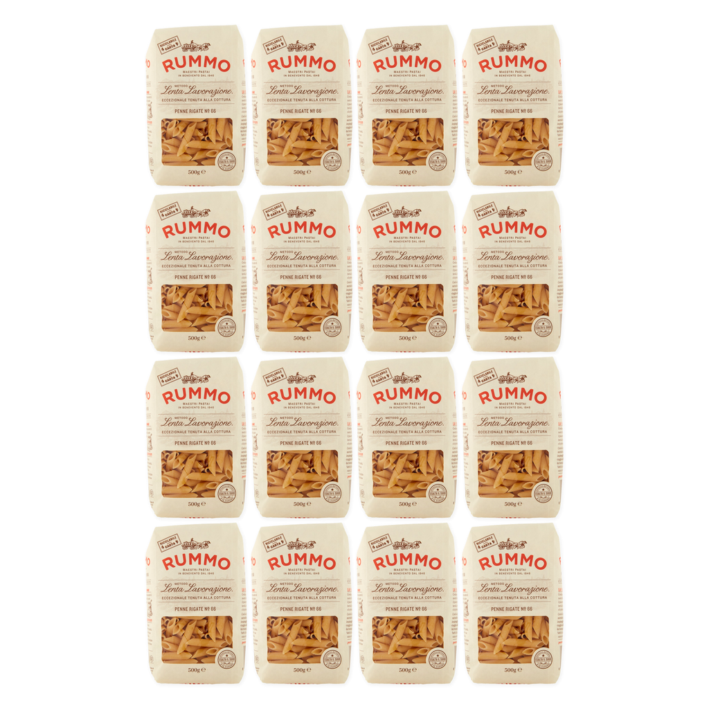 Penne Rigate N.66 mit Bronzebeschichtung | 16x500g | Rummo