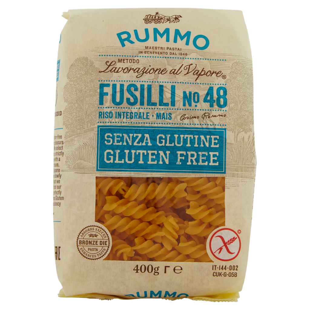 Glutenfreie Pasta Fusilli N.48 | 400g | Rummo