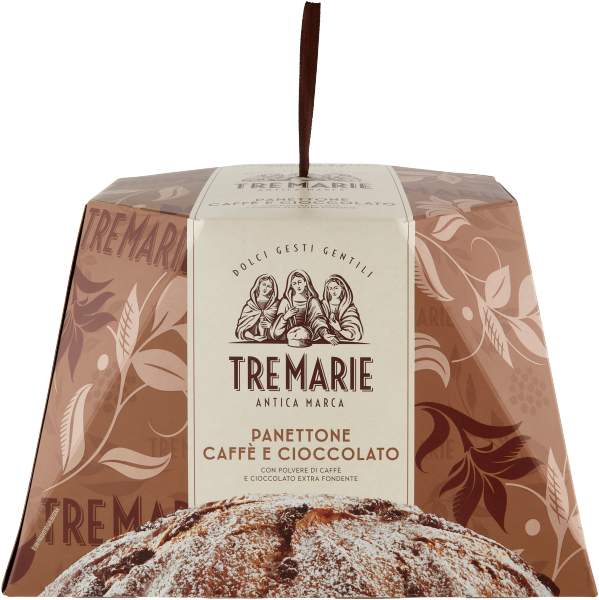 Panettone Kaffee & Zartbitterschokolade | 930g | Tre Marie