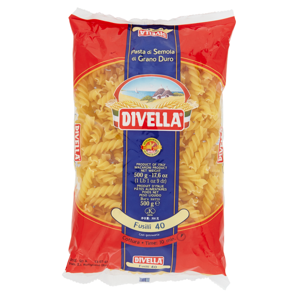 Fusilli N.40 | 500g | Divella