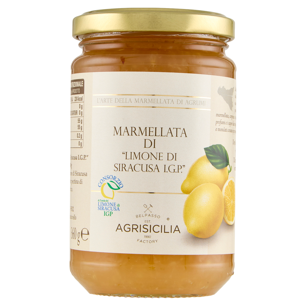 Marmelade "Limone Di Siracusa  I.G.P." | 360g | Agrisicilia