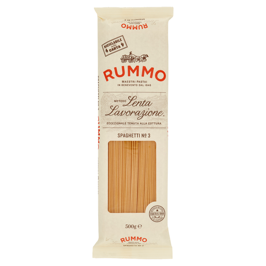 Spaghetti N.3 mit Bronzebeschichtung | 500g | Rummo
