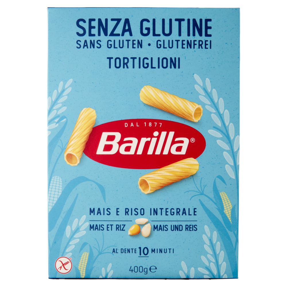 Glutenfreie Pasta Tortiglioni | 400g | Barilla