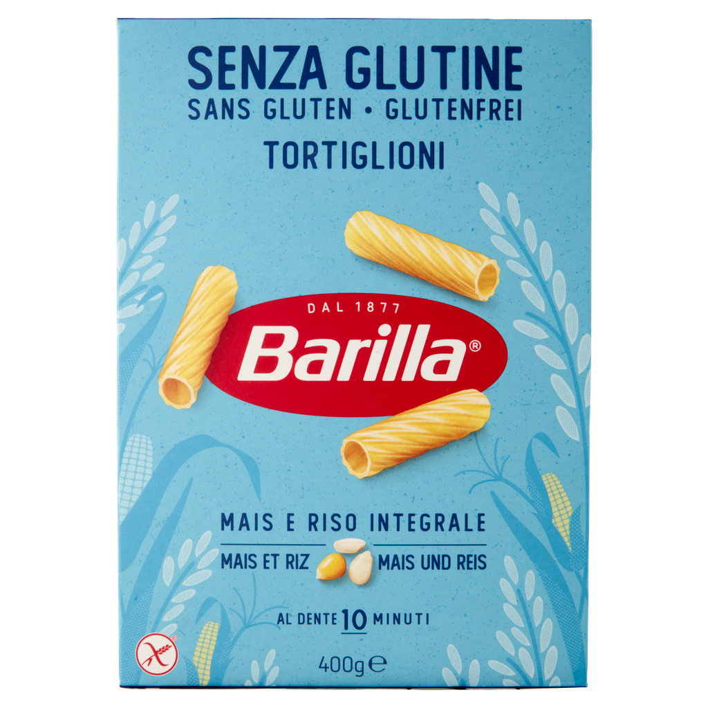 Glutenfreie Pasta Tortiglioni | 400g | Barilla