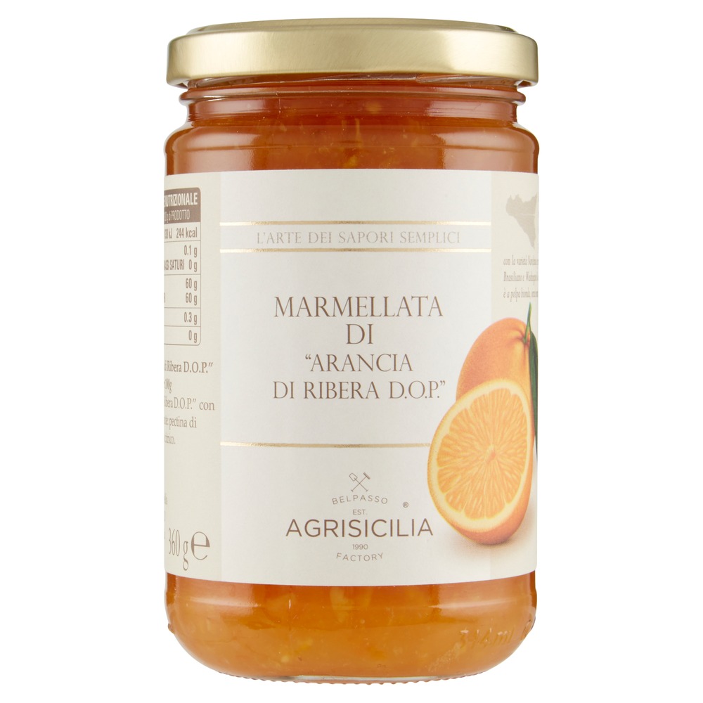Marmelade "Arancia Di Ribera D.O.P." | 360g | Agrisicilia