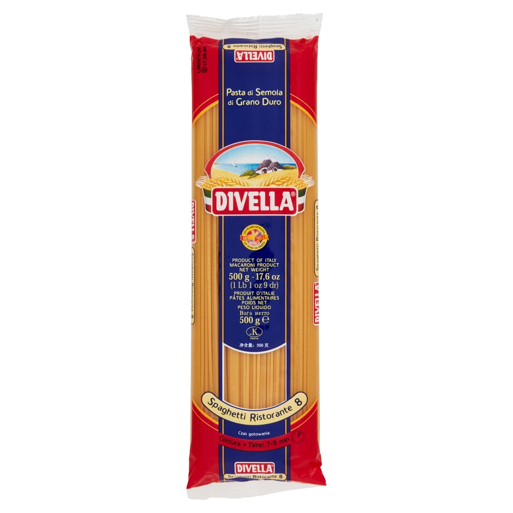 Spaghetti Ristorante N.8 | 36x500g | Divella 