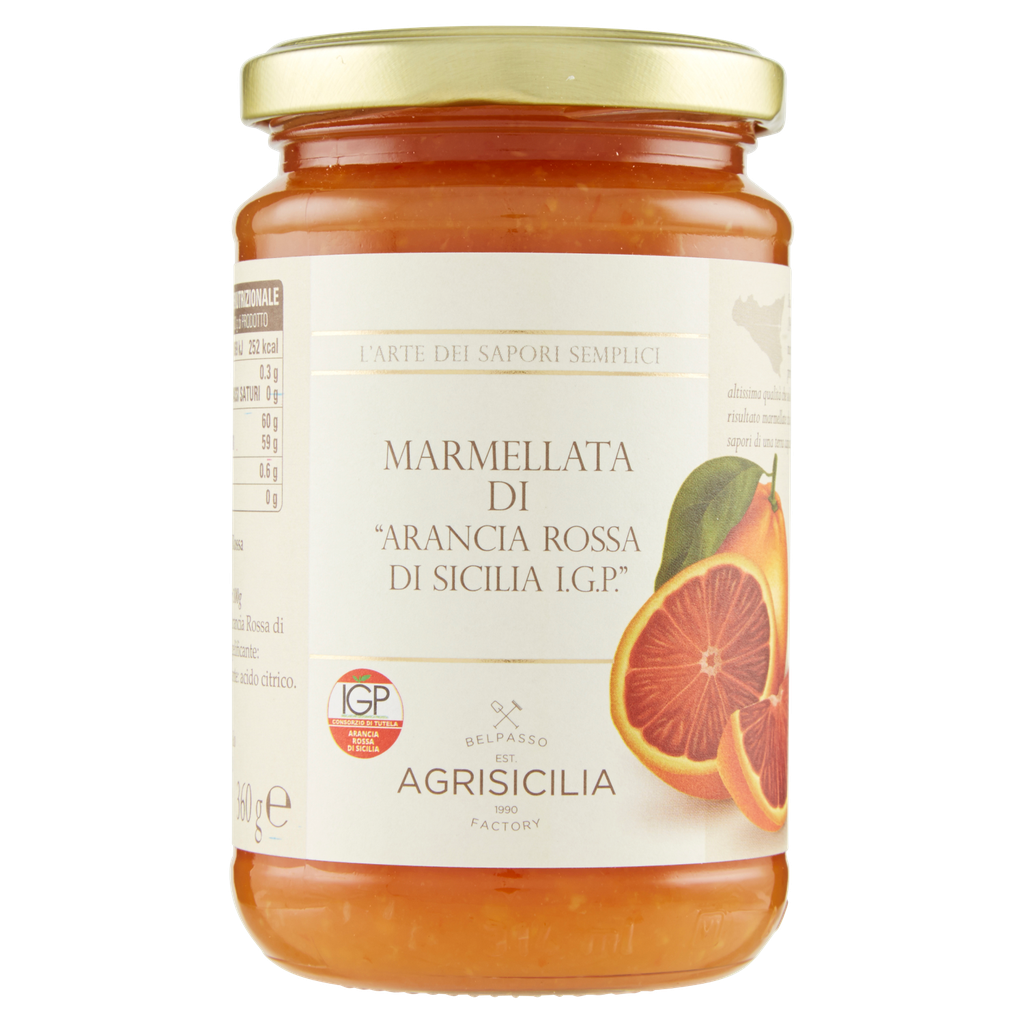 Marmelade "Arancia Rossa Di Sicilia  I.G.P." | 360g | Agrisicilia
