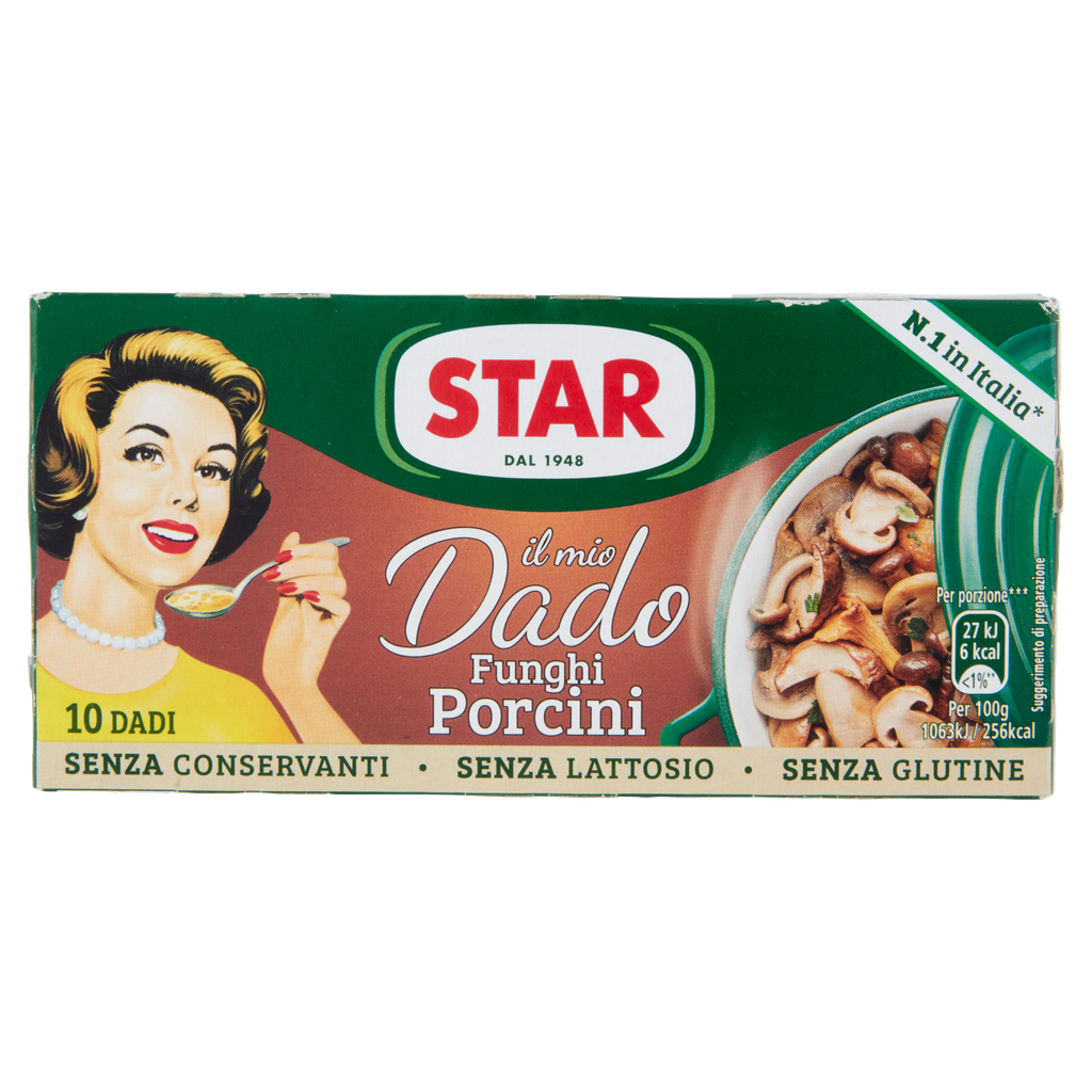 Bouillonwürfel Dado Funghi Porcini Pilze | 100g | Star