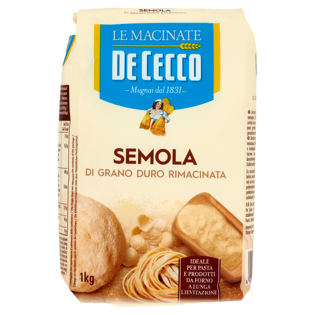 Semola Hartweizengrieß | 1kg | De Cecco