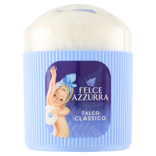 Körperpuder mit Quaste | 250g | Felce Azzurra 