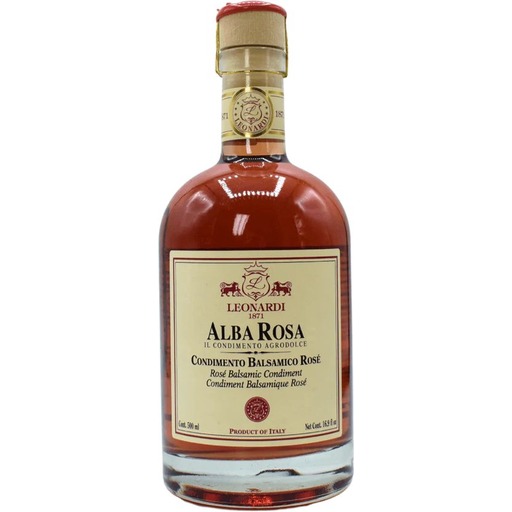[NY-GMYT-WIWU] Condimento Balsamico Rose Alba Rosa | 500ml | Leonardi 