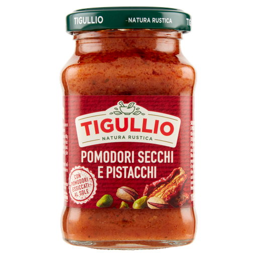 Pesto Getrocknete Tomate und Pistazie | 185g | Tigullio
