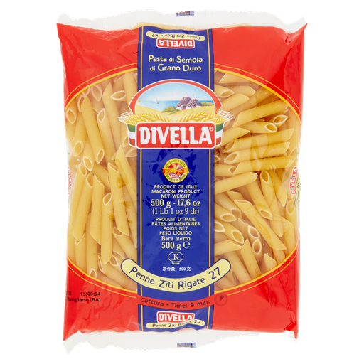 Penne Ziti Rigate  N.27 | 500g | Divella