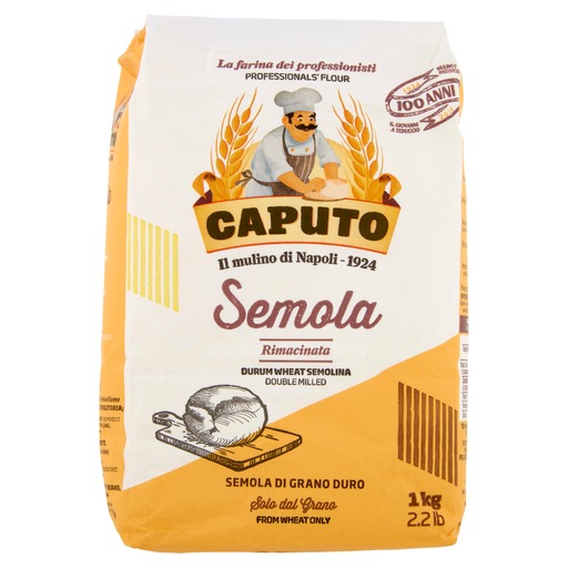 [VS-BKBQ-S4B4] Semola Hartweizengrieß | 1kg | Caputo