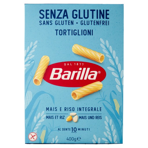 [43-1B4L-801Q] Glutenfreie Pasta Tortiglioni | 400g | Barilla