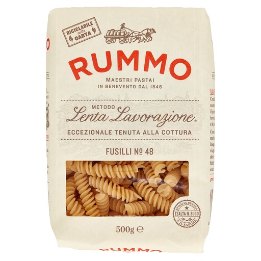 Fusilli N.48 mit Bronzebeschichtung | 500g  | Rummo