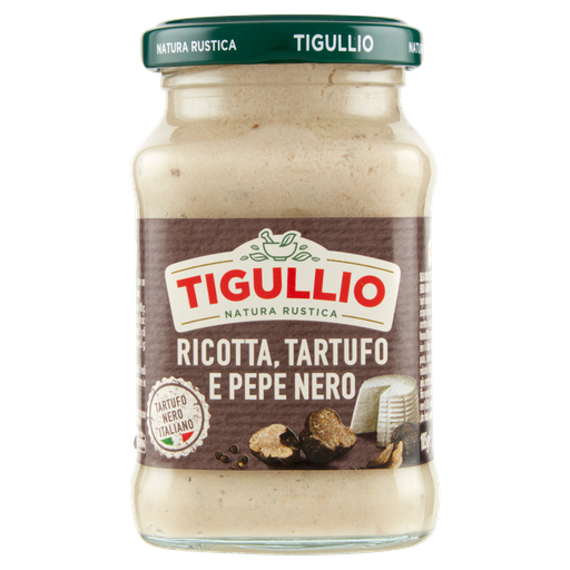 Pesto Ricotta, Trüffel und schwarzer Pfeffer | 185g | Tigullio
