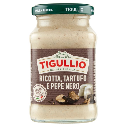 Pesto Ricotta, Trüffel und schwarzer Pfeffer | 185g | Tigullio