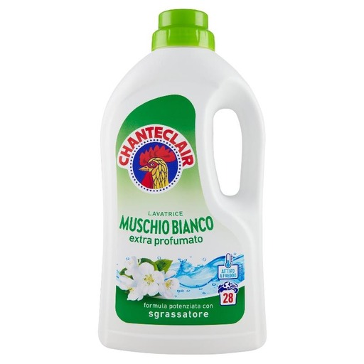 Waschmittel mit Sgrassatore Muschio Bianco 28 Wäschen | 1260ml | Chante Clair