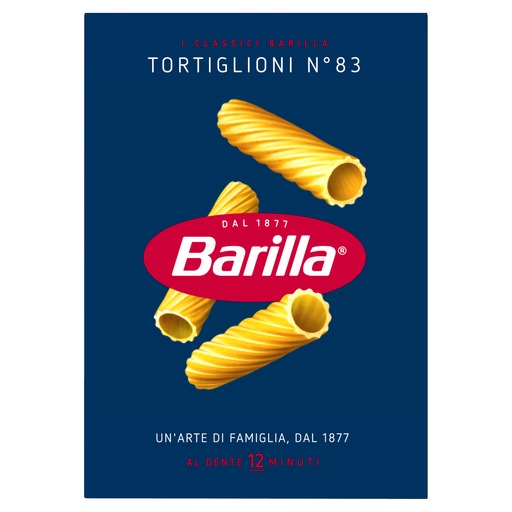 Pasta Tortiglioni N.83 | 500g | Barilla 