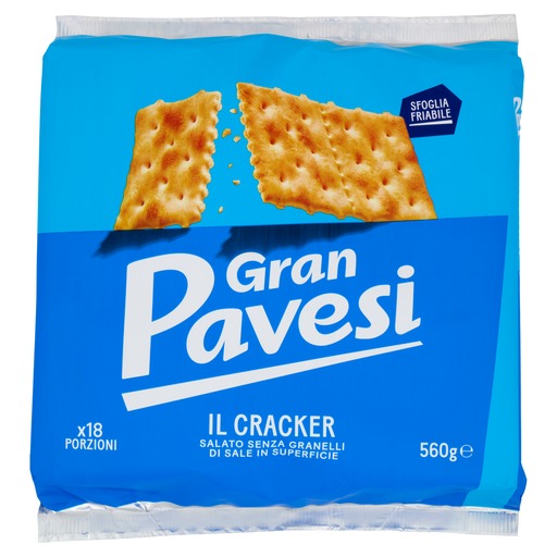 Kracker ohne Salz | 560g | Pavesi